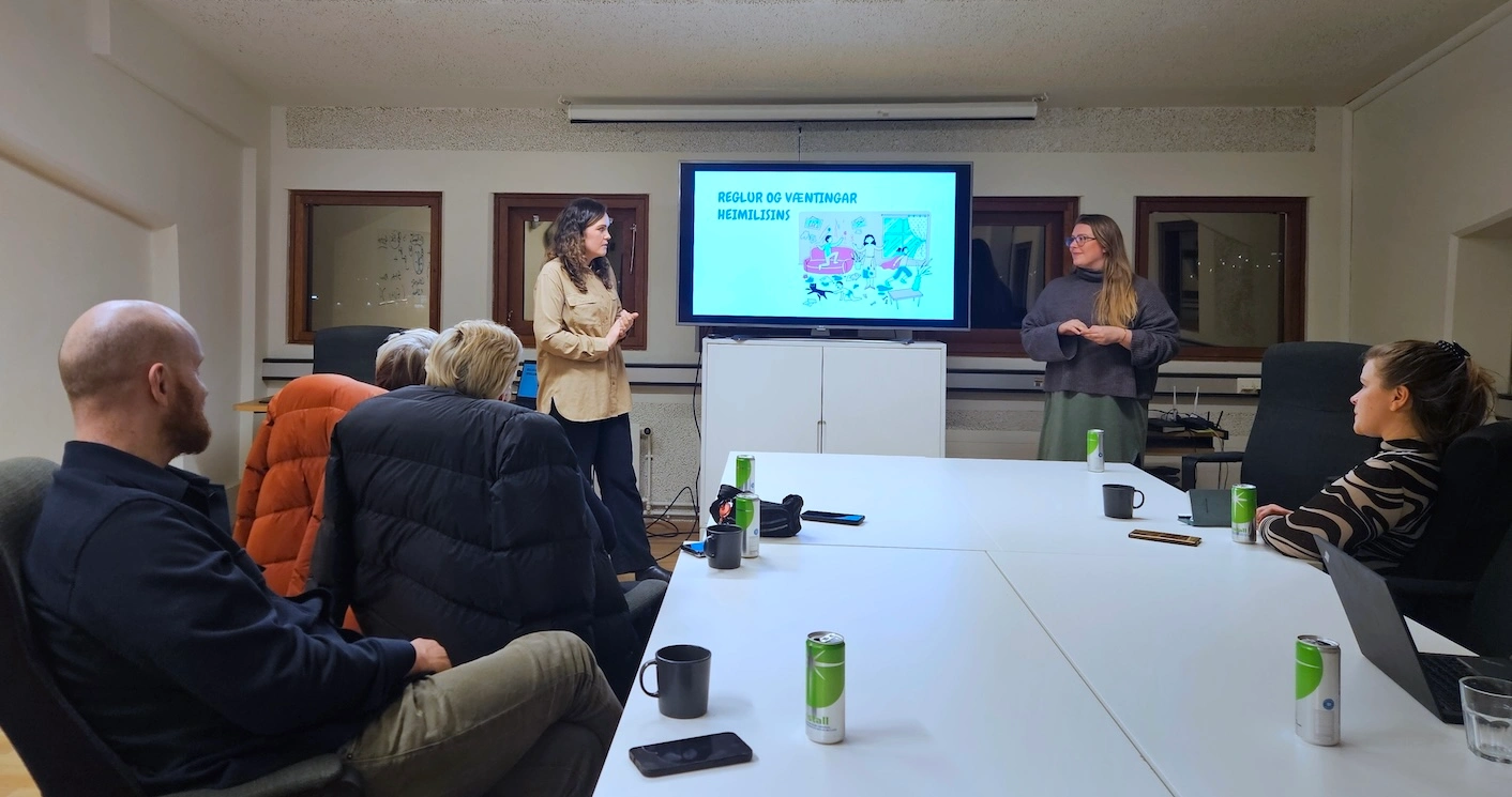 Mynd frá námskeiði